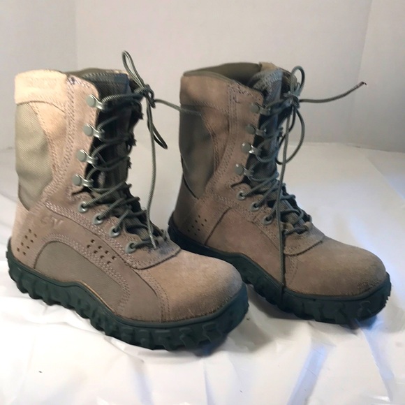 Rocky S2V Tactical Military Boot Sage Green 8”High Combat VIBRAM Mens Hunting
